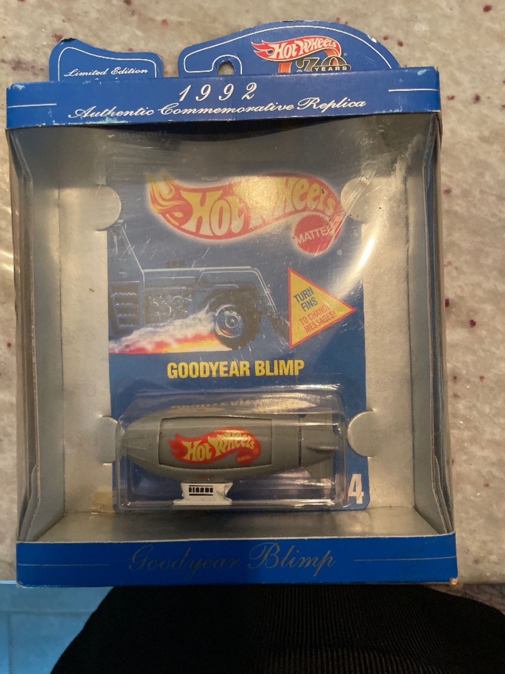 Hot wheels 30 year Limited edition 1992 Goodyear blimp